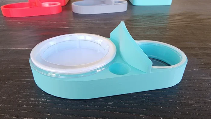 Sky Blue Leopard Gecko food bowl, calcium dish & water dish