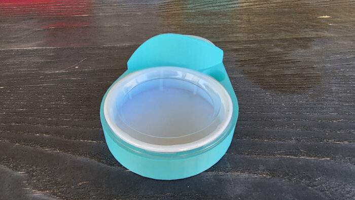 Sky Blue Leopard Gecko food bowl, calcium dish & water dish