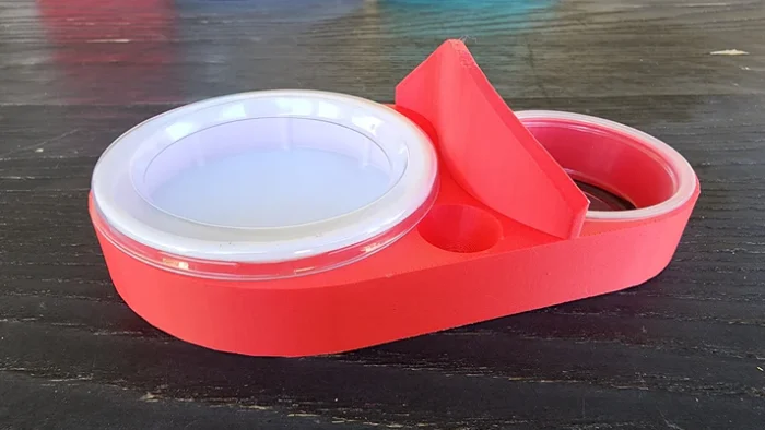 Strawberry Red Leopard Gecko food bowl calcium dish & water dish