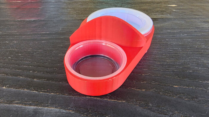 Strawberry Red Leopard Gecko food bowl calcium dish & water dish